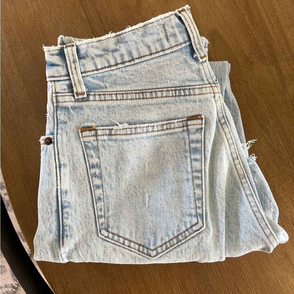 Abercrombie 90s straight ultra high rise jeans